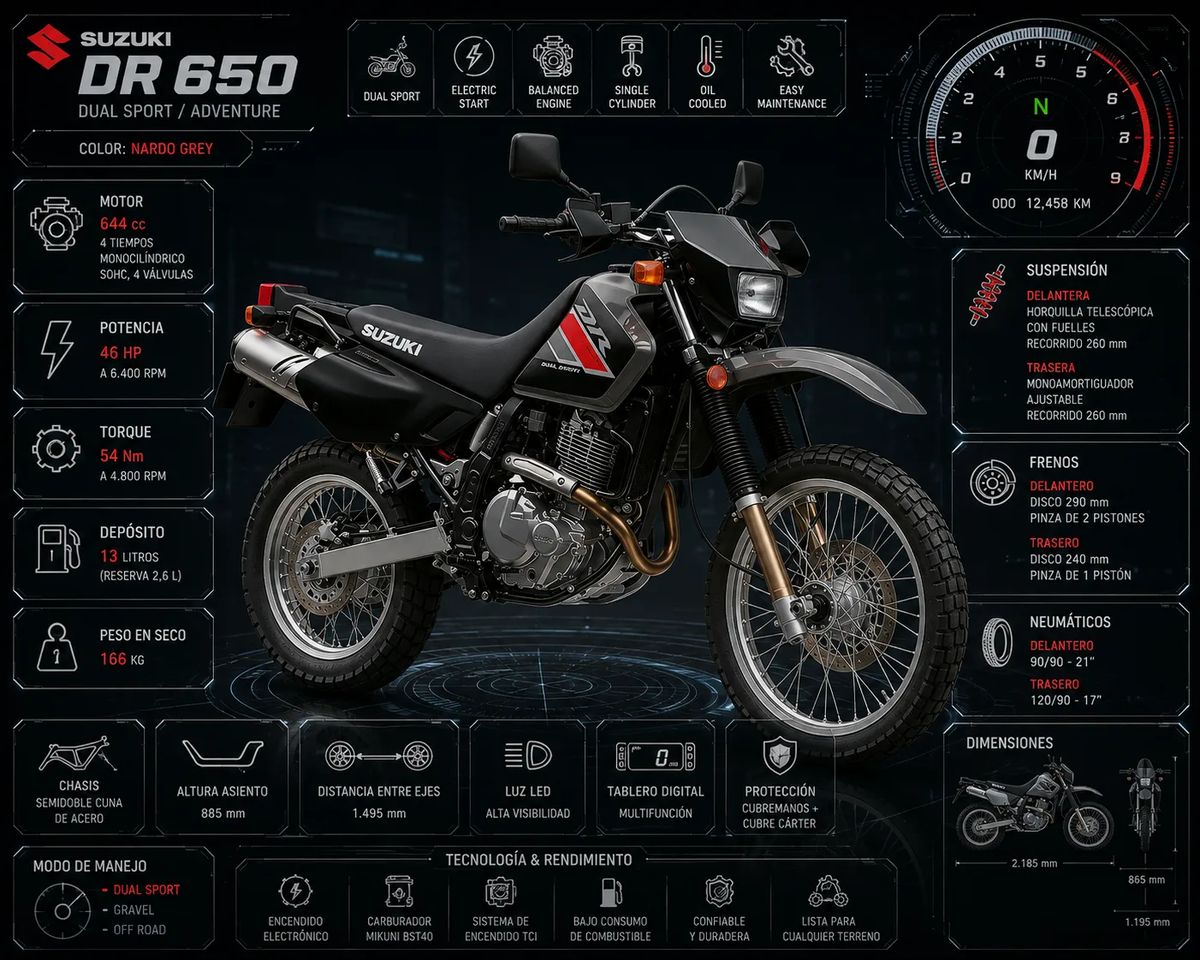 SUZUKI DR-650 / Entrega en 2 semanas — foto 1